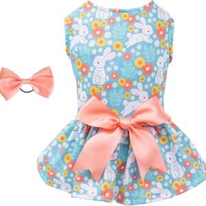 CuteBone Dog Mesh Dress Puppy Sundress Pet Outfit Summer Fashion for Small Dogs Girl Cat Clothes BF08XS